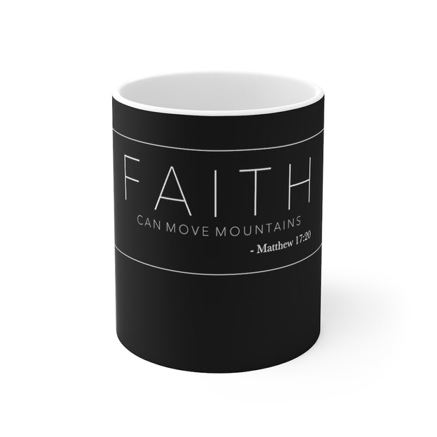 Faith Mug 11oz - Black