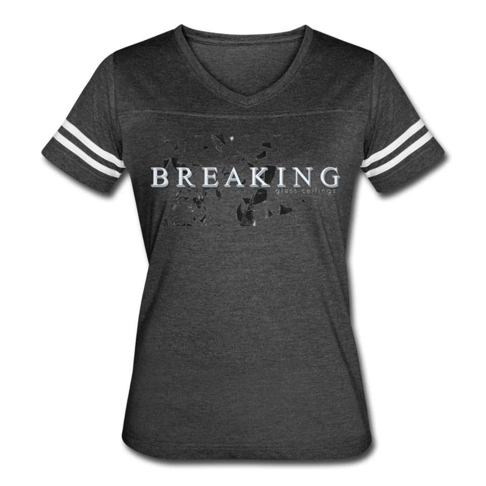 Breaking Women’s Vintage Sport T-Shirt - vintage smoke/white