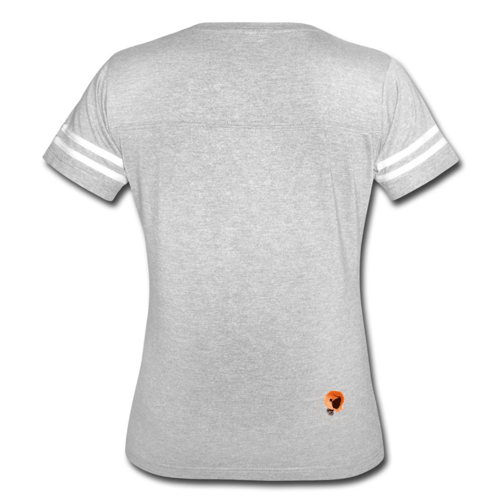 The Cherry Women’s Vintage Sport T-Shirt - heather gray/white