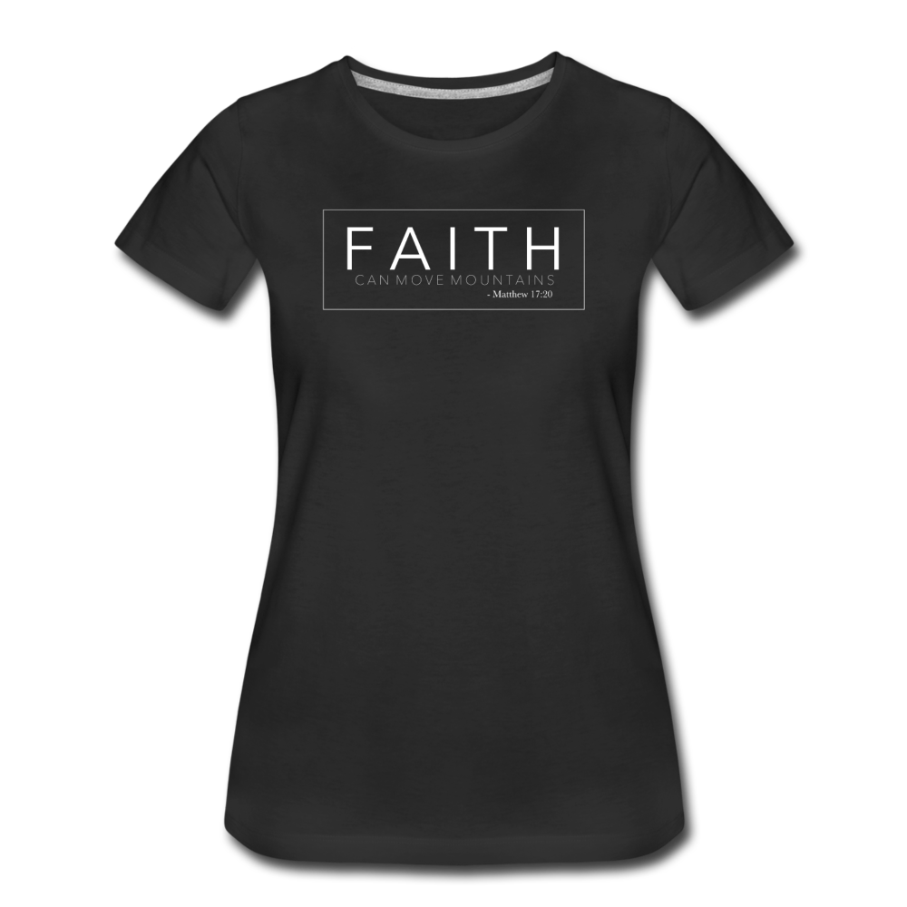 Faith Women’s Premium T-Shirt - black