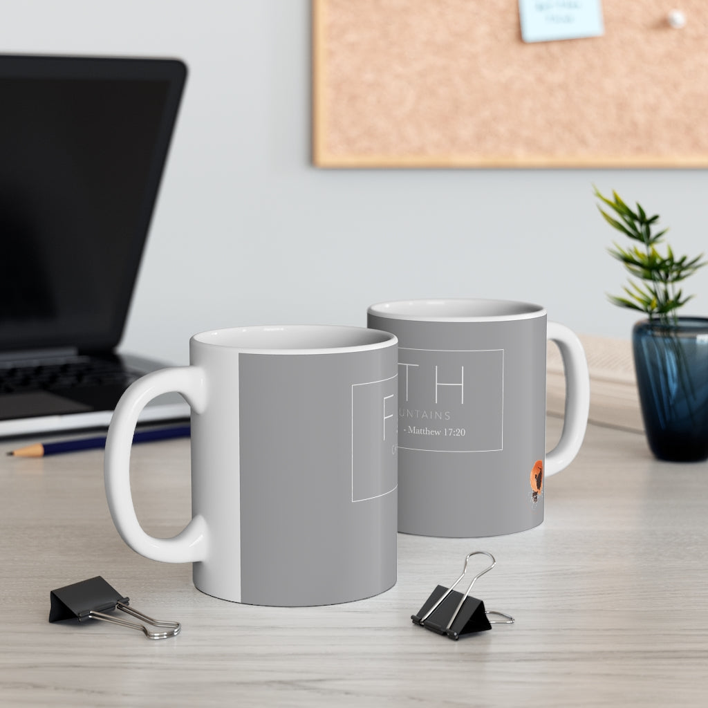 Faith Mug 11oz - Grey