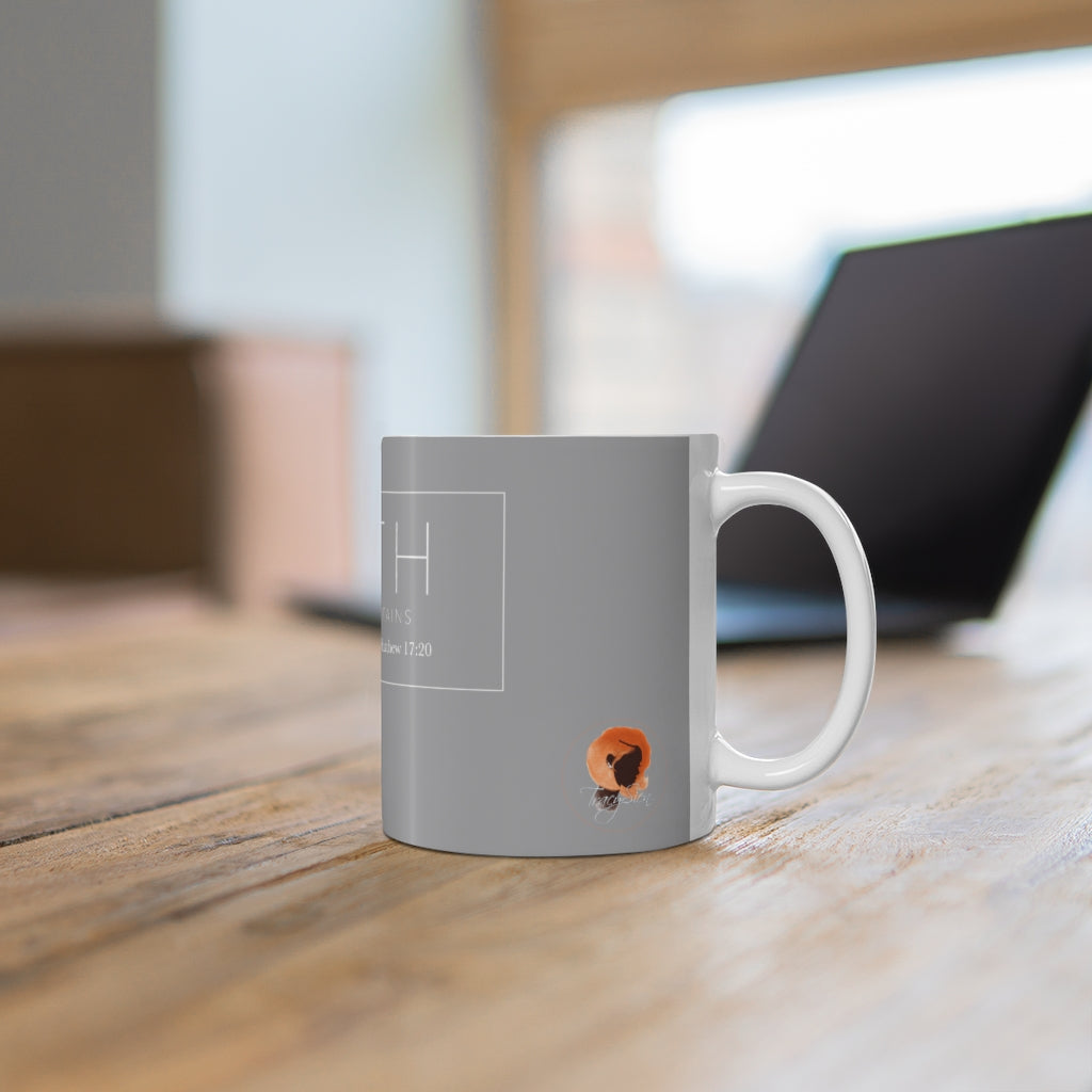 Faith Mug 11oz - Grey