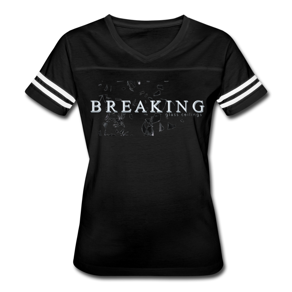 Breaking Women’s Vintage Sport T-Shirt - black/white