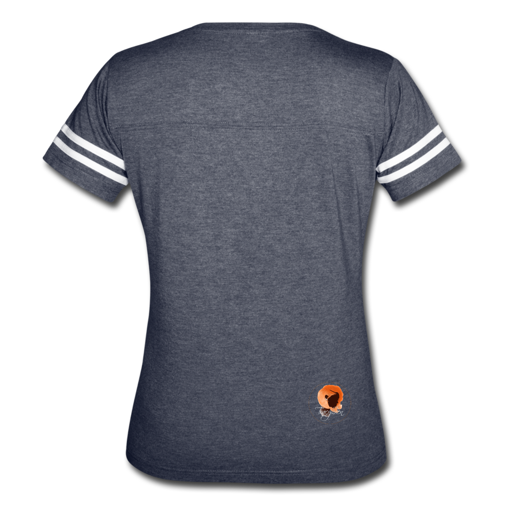 Breaking Women’s Vintage Sport T-Shirt - vintage navy/white