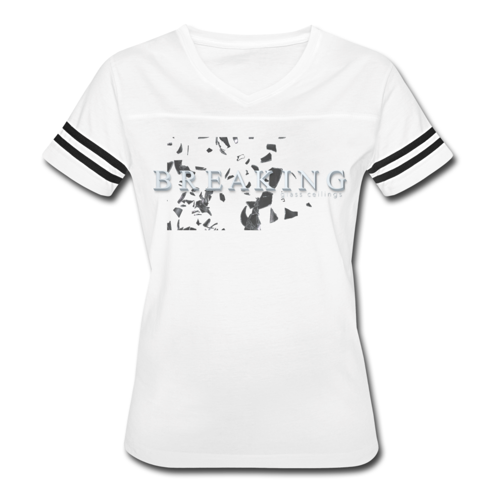 Breaking Women’s Vintage Sport T-Shirt - white/black