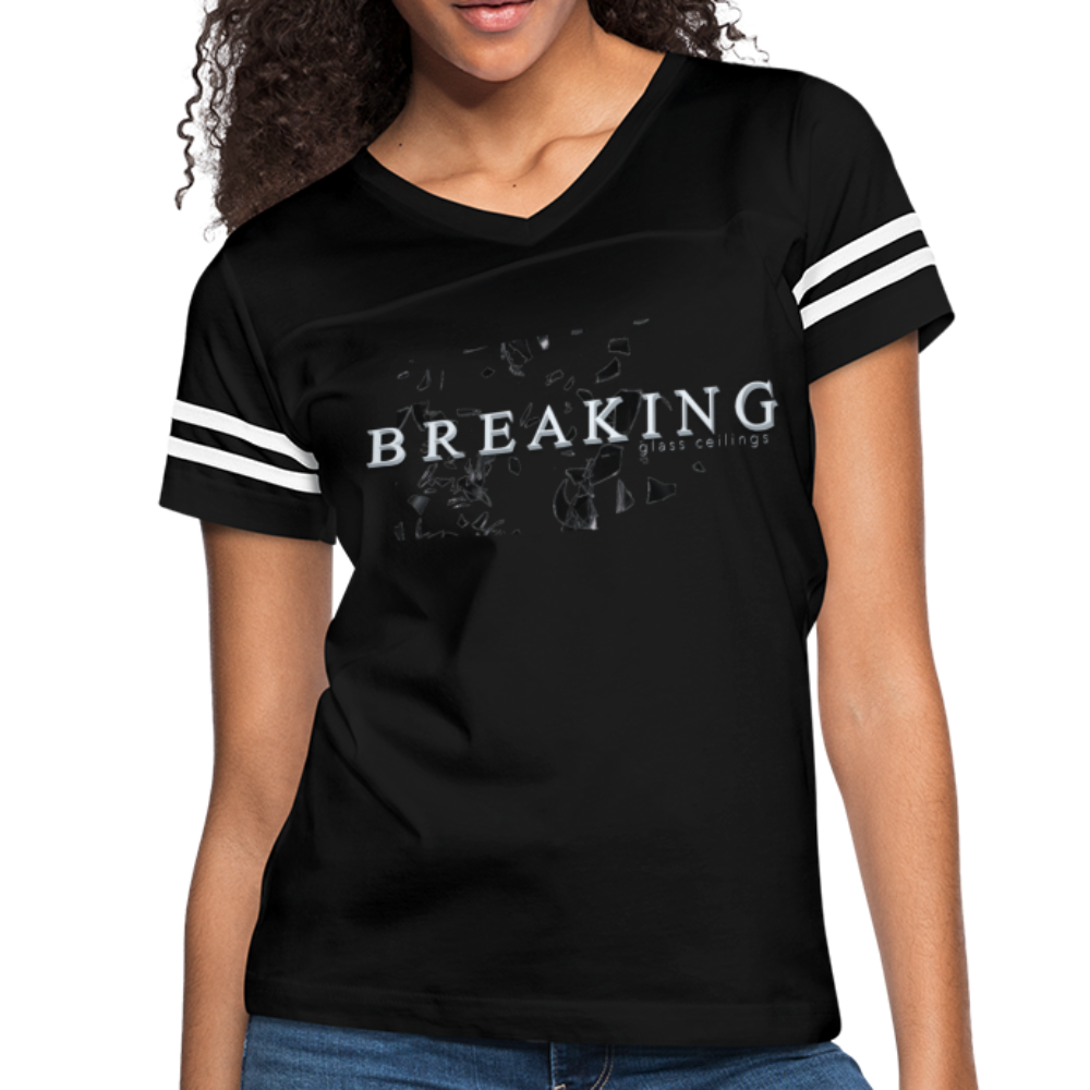 Breaking Women’s Vintage Sport T-Shirt - black/white