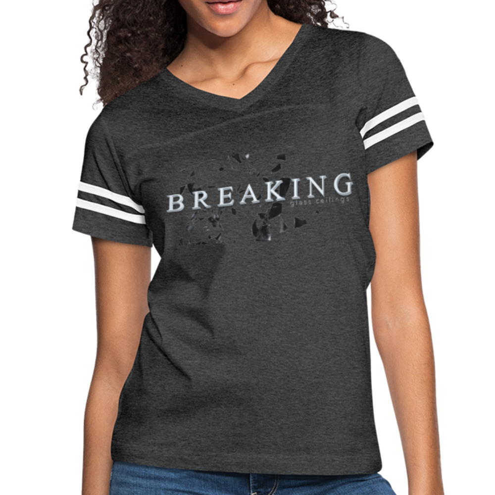 Breaking Women’s Vintage Sport T-Shirt - vintage smoke/white