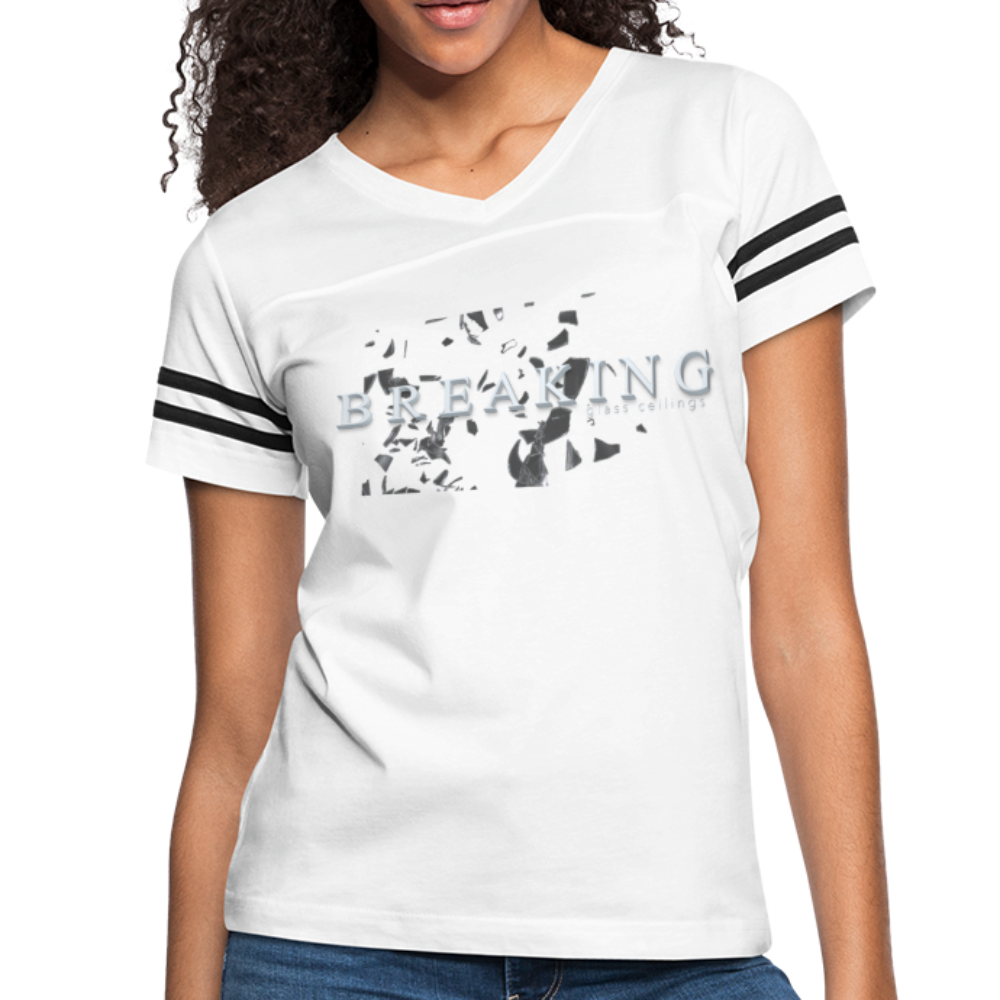 Breaking Women’s Vintage Sport T-Shirt - white/black