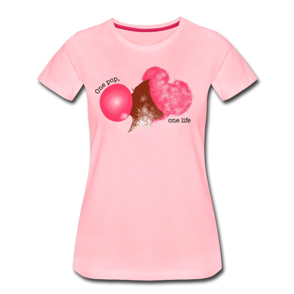 Women’s Bubble Premium T-Shirt - pink