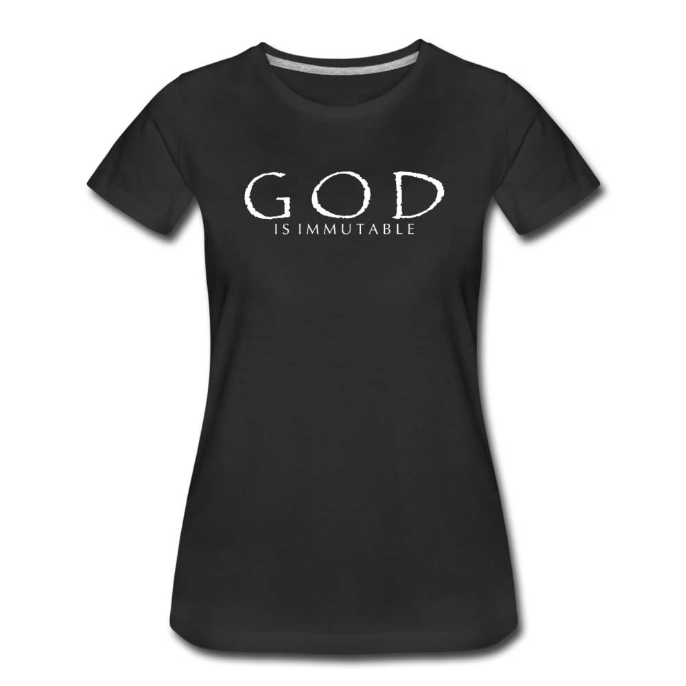 God Women’s Premium T-Shirt - black