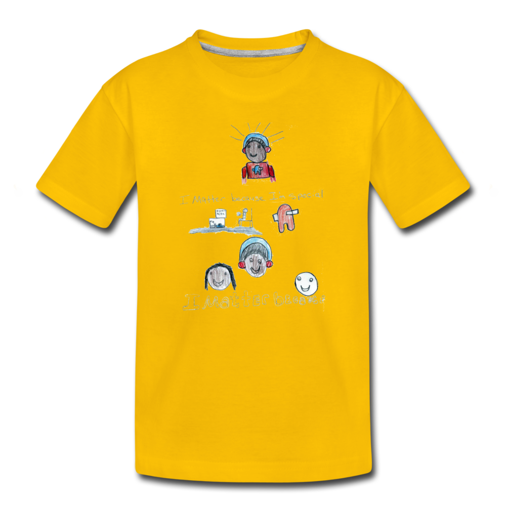Kids Matter Toddler Premium T-Shirt - sun yellow