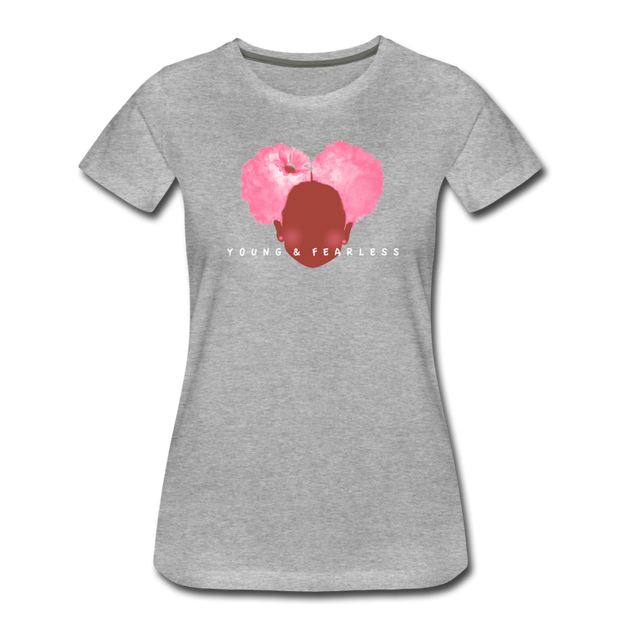 Women’s Young & Fearless Premium T-Shirt - heather gray