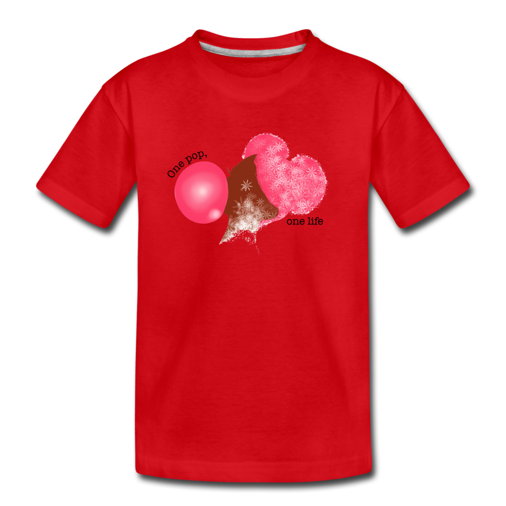 One Pop Toddler Premium T-Shirt - red