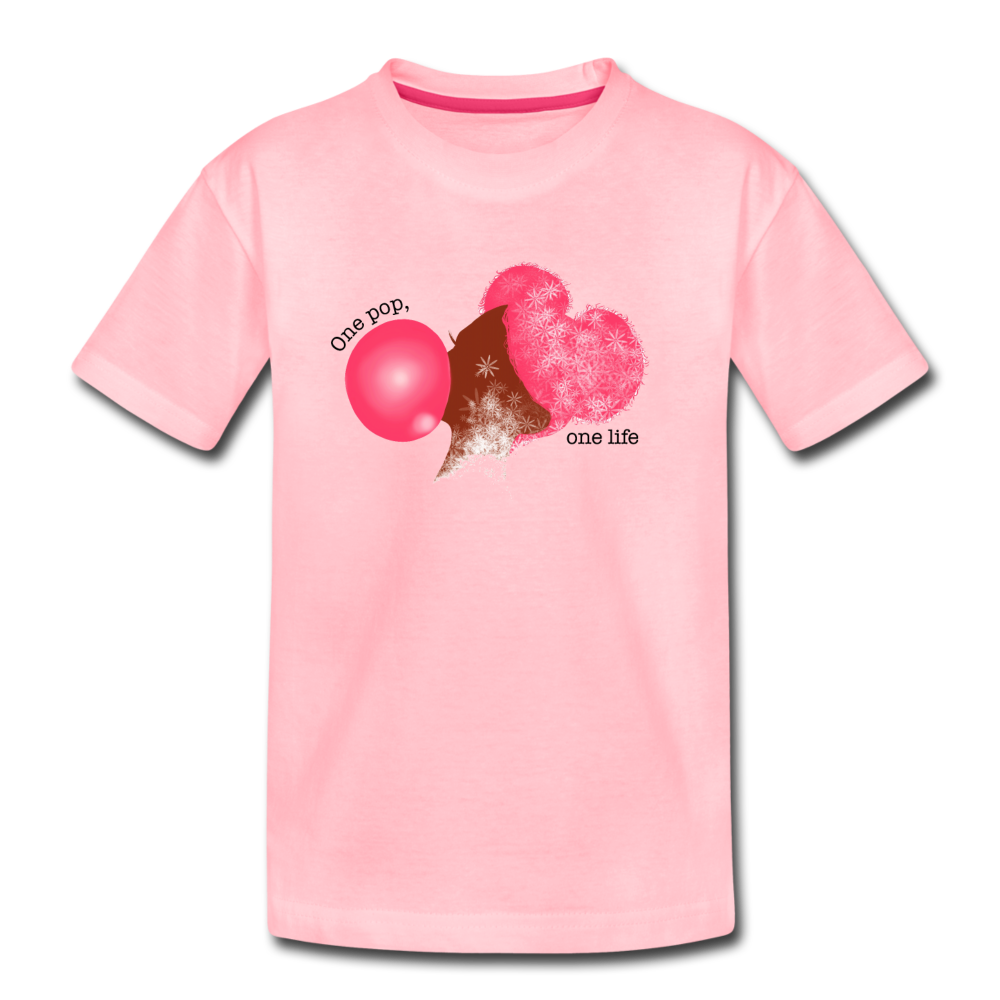 One Pop Toddler Premium T-Shirt - pink