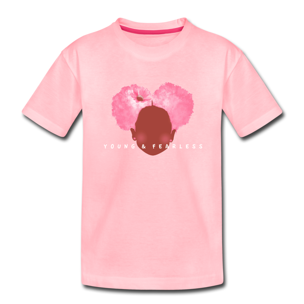 Young & Fearless Toddler Premium T-Shirt - pink