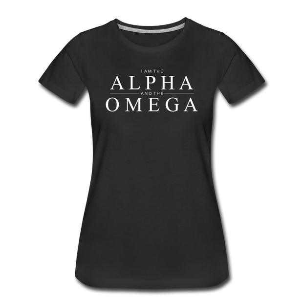 Alpha & Omega Women’s Premium T-Shirt - black