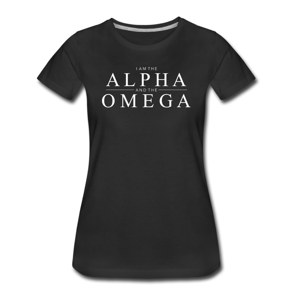 Alpha & Omega Women’s Premium T-Shirt - black