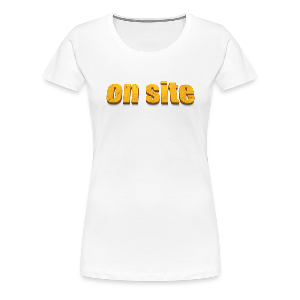 On Site Women's Tee - white